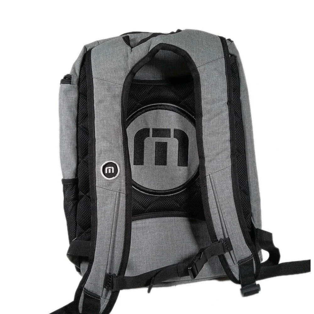 Travis Mathew The Go Laptop Backpack Gray Fleece Lined 12.5